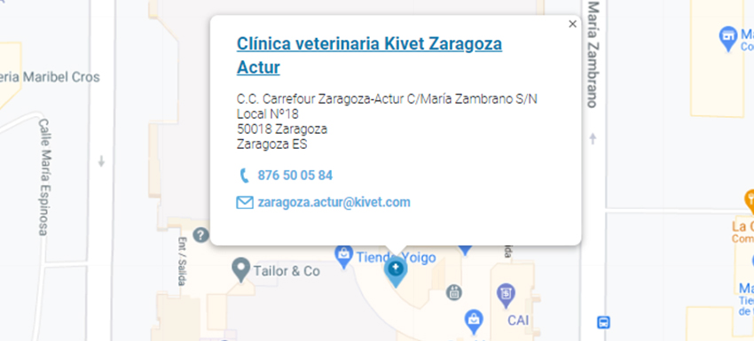 mapa-clinica veterinaria kivet
